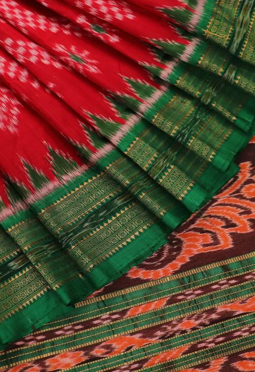 Khandua Saree Red